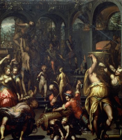 The Bronze Foundry, 1572 by Francesco Morandini